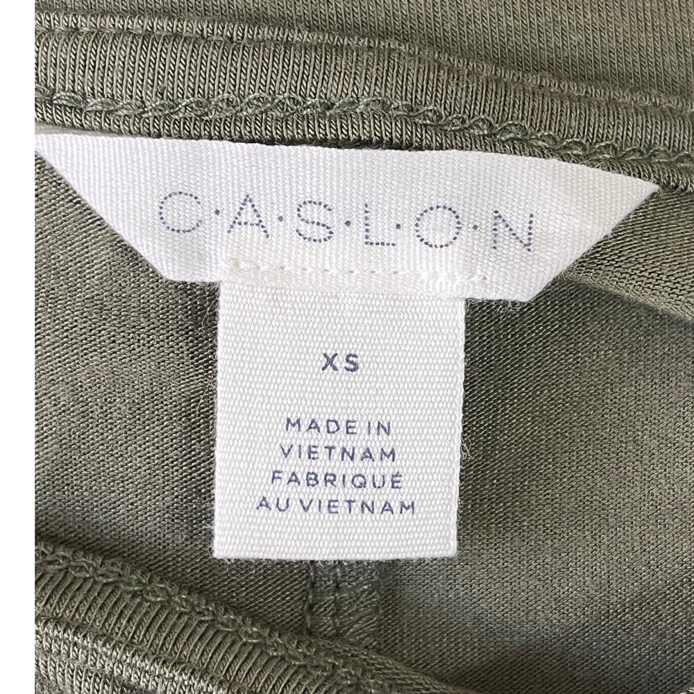 Caslon dress sleeveless swing olive size X-Small XS - Picture 3 of 4